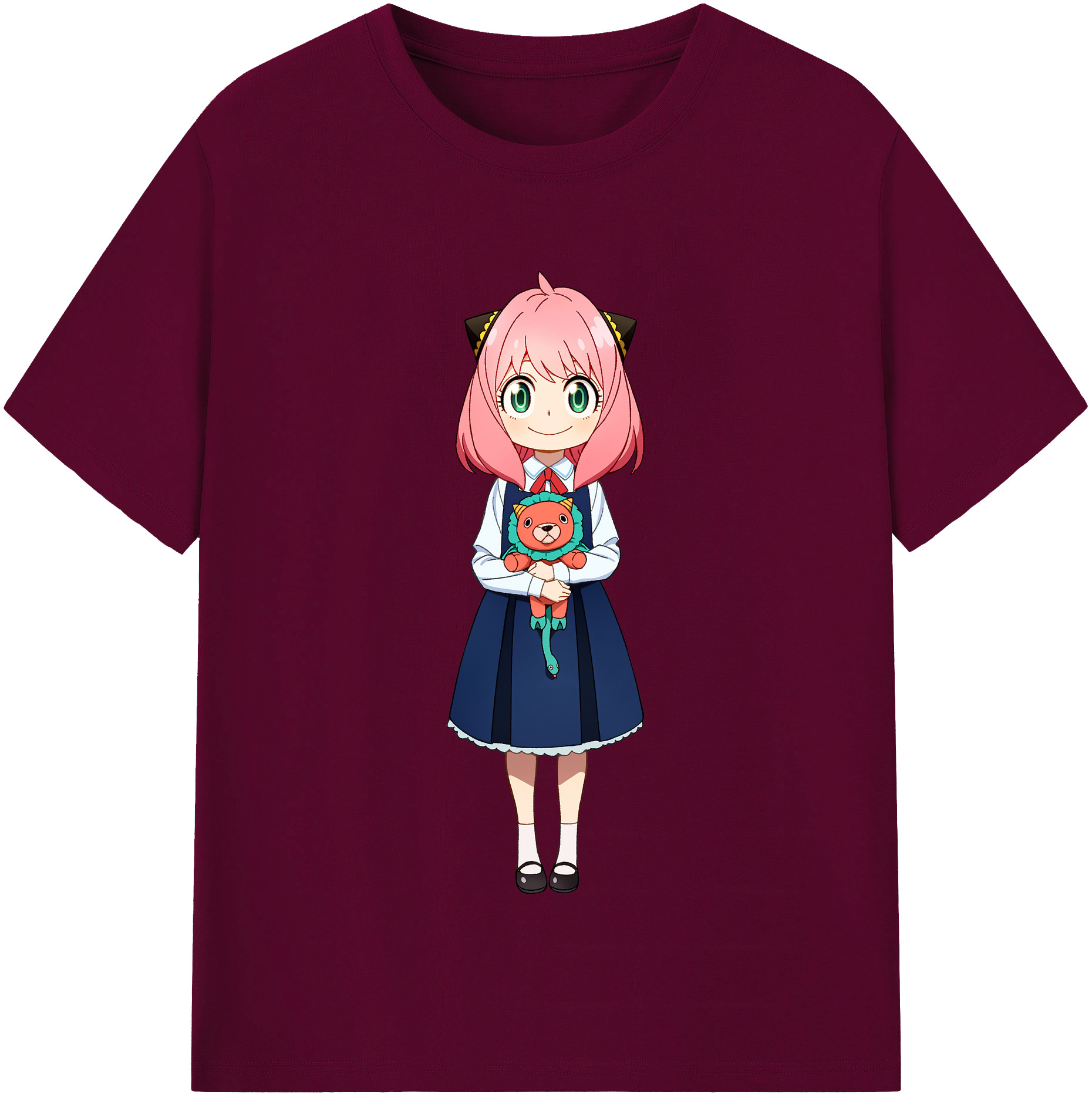 （画像用） SPY×FAMILY间谍家家酒 レディースカジュアルプリントTシャツ（綿100％）